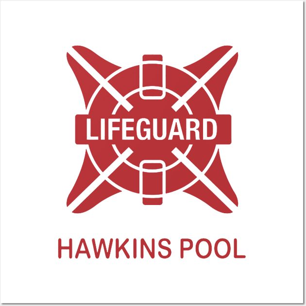 Lifeguard Hawkins Pool Wall Art by vender